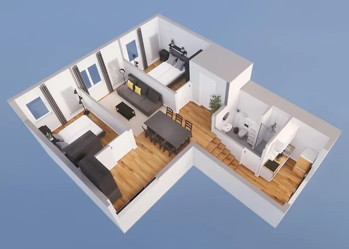 Urban Apartment With 2 Bedrooms