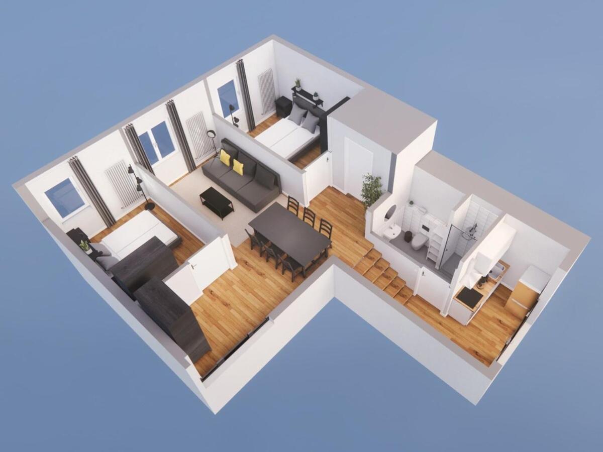 Appartement Urban With 2 Bedrooms *